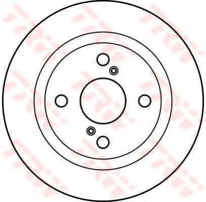 TRW DF2643 Тормозной диск для TOYOTA COROLLA FX (Тойота/тоета Cоролла инфинити фх) TRW DF2643 Тормозной диск для TOYOTA COROLLA FX (Тойота/тоета Cоролла инфинити фх)