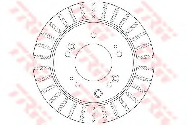 TRW DF6191S Тормозной диск для KIA (Киа) TRW DF6191S Тормозной диск для KIA (Киа)