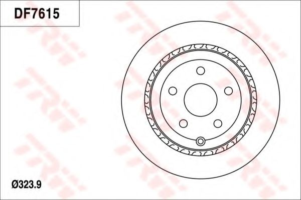 TRW DF7615 Тормозной диск для HOLDEN (Холдэн) TRW DF7615 Тормозной диск для HOLDEN (Холдэн)