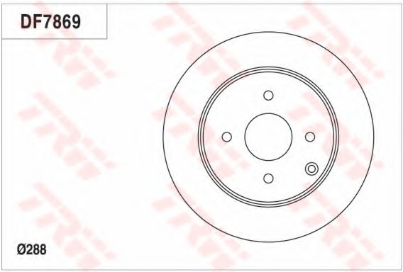 TRW DF7869 Тормозной диск для CHERY E5 (Чери Э5) TRW DF7869 Тормозной диск для CHERY E5 (Чери Э5)