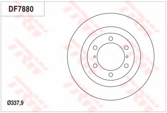 TRW DF7880 Тормозной диск для TOYOTA-FAW (Тойота/тоета-фав) TRW DF7880 Тормозной диск для TOYOTA-FAW (Тойота/тоета-фав)