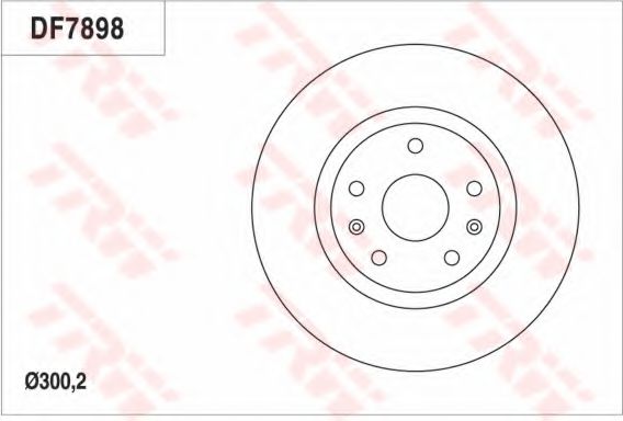 TRW DF7898 Тормозной диск для CHERY J11 (Чери Ж11) TRW DF7898 Тормозной диск для CHERY J11 (Чери Ж11)