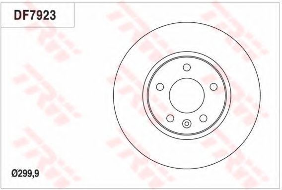 TRW DF7923 Тормозной диск для OPEL ASTRA GTC J (Опель Астра гтс) TRW DF7923 Тормозной диск для OPEL ASTRA GTC J (Опель Астра гтс)