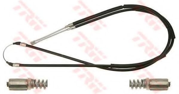 TRW GCH1524 Трос, стояночная тормозная система для AUDI 80 (Ауди 80) TRW GCH1524 Трос, стояночная тормозная система для AUDI 80 (Ауди 80)
