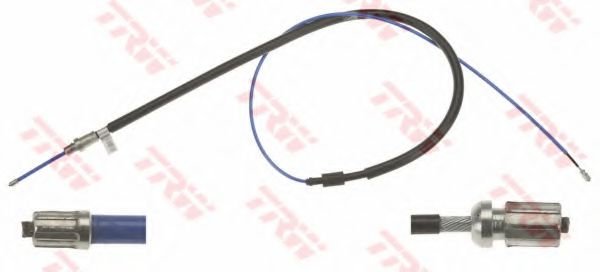 TRW GCH2539 Трос, стояночная тормозная система для CITROËN C2 (CитроËн C2) TRW GCH2539 Трос, стояночная тормозная система для CITROËN C2 (CитроËн C2)