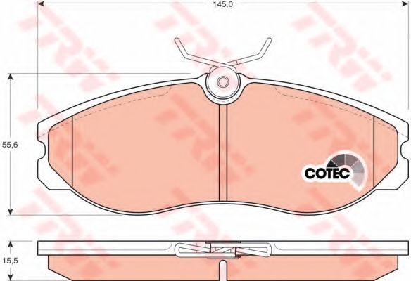 TRW GDB1113 Тормозные колодки для NISSAN (Ниссан) TRW GDB1113 Тормозные колодки для NISSAN (Ниссан)