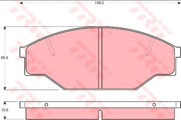 TRW GDB1181 Тормозные колодки для VOLKSWAGEN TARO (Фольксваген Таро) TRW GDB1181 Тормозные колодки для VOLKSWAGEN TARO (Фольксваген Таро)