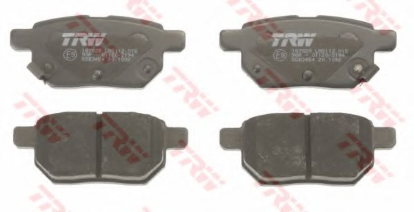 TRW GDB3454 Тормозные колодки для TOYOTA (FAW) PRIUS (Тойота/тоета (фав) Приус) TRW GDB3454 Тормозные колодки для TOYOTA (FAW) PRIUS (Тойота/тоета (фав) Приус)