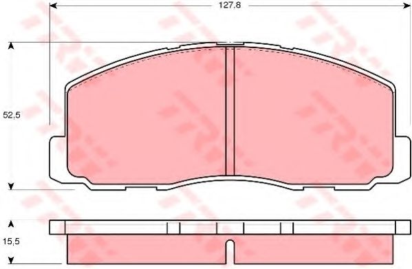 TRW GDB355 Тормозные колодки для MITSUBISHI ETERNA III (Митсубиши/митсубиси Этэрна 3) TRW GDB355 Тормозные колодки для MITSUBISHI ETERNA III (Митсубиши/митсубиси Этэрна 3)