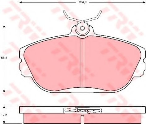 TRW GDB4033 Тормозные колодки для MERCURY SABLE (Меркурий Саблэ) TRW GDB4033 Тормозные колодки для MERCURY SABLE (Меркурий Саблэ)
