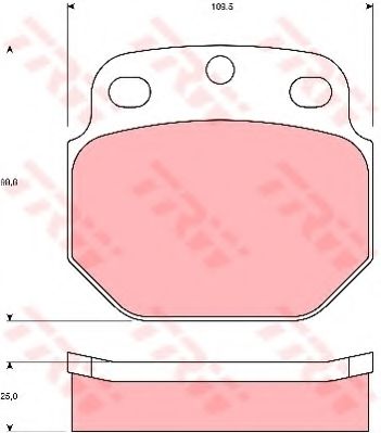 TRW GDB5061 Тормозные колодки для NEOPLAN JETLINER (Неоплан Жэтлинэр) TRW GDB5061 Тормозные колодки для NEOPLAN JETLINER (Неоплан Жэтлинэр)