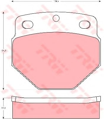 TRW GDB5087 Тормозные колодки для DAF SB (Даф Сб) TRW GDB5087 Тормозные колодки для DAF SB (Даф Сб)