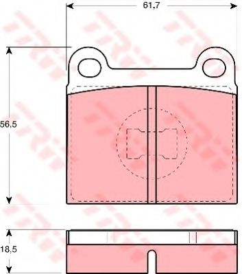 TRW GDB663 Тормозные колодки для VOLKSWAGEN JETTA (Фольксваген Жэтта) TRW GDB663 Тормозные колодки для VOLKSWAGEN JETTA (Фольксваген Жэтта)