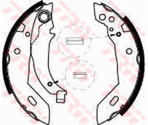 TRW GS6228 Тормозные колодоки для PEUGEOT 205 II (Пежо 205 2) TRW GS6228 Тормозные колодоки для PEUGEOT 205 II (Пежо 205 2)