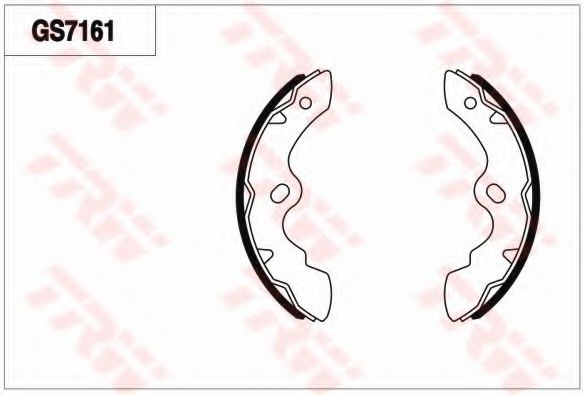 TRW GS7161 Тормозные колодоки для ISUZU ELF (Исузу Элф) TRW GS7161 Тормозные колодоки для ISUZU ELF (Исузу Элф)