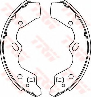 TRW GS7343 Тормозные колодоки для MAZDA (Мазда) TRW GS7343 Тормозные колодоки для MAZDA (Мазда)