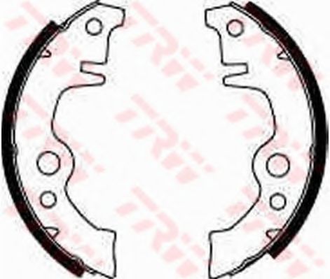 TRW GS8021 Тормозные колодоки для RENAULT LE CAR (Рено Лэ cар) TRW GS8021 Тормозные колодоки для RENAULT LE CAR (Рено Лэ cар)