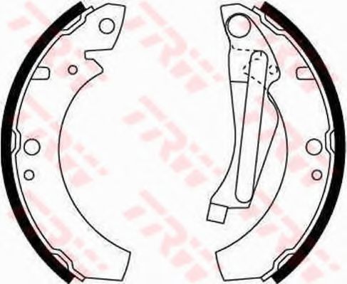 TRW GS8066 Тормозные колодоки для VOLKSWAGEN CARIBE I (Фольксваген Cарибэ и) TRW GS8066 Тормозные колодоки для VOLKSWAGEN CARIBE I (Фольксваген Cарибэ и)