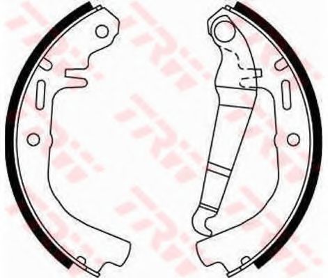TRW GS8078 Тормозные колодоки для OPEL MANTA B CC (Опель Манта б cc) TRW GS8078 Тормозные колодоки для OPEL MANTA B CC (Опель Манта б cc)