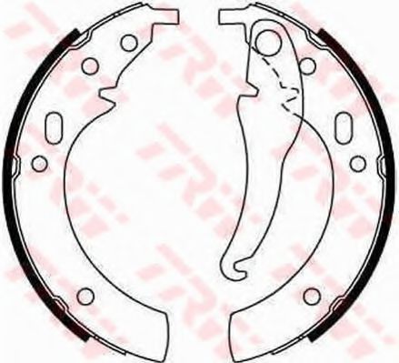 TRW GS8094 Тормозные колодоки для BMW (Бмв) TRW GS8094 Тормозные колодоки для BMW (Бмв)