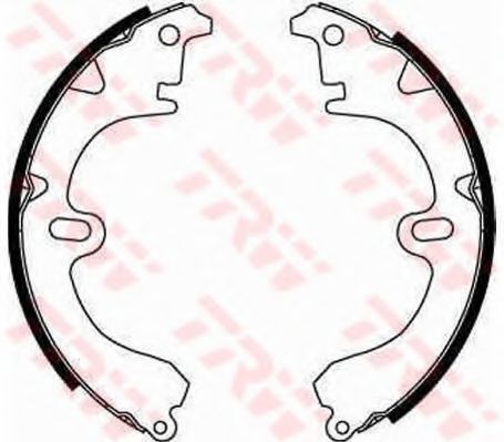 TRW GS8181 Тормозные колодоки для TOYOTA CARINA E (Тойота/тоета Карина е) TRW GS8181 Тормозные колодоки для TOYOTA CARINA E (Тойота/тоета Карина е)