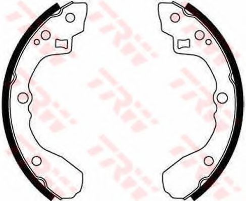 TRW GS8205 Тормозные колодоки для MAZDA 626 II (Мазда 626 2) TRW GS8205 Тормозные колодоки для MAZDA 626 II (Мазда 626 2)