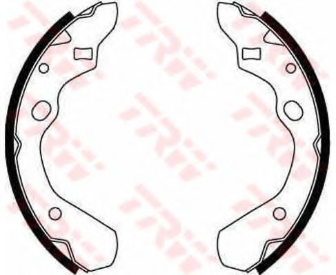 TRW GS8290 Тормозные колодоки для MAZDA (Мазда) TRW GS8290 Тормозные колодоки для MAZDA (Мазда)