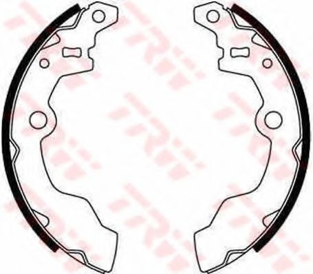TRW GS8302 Тормозные колодоки для SUBARU (Субару) TRW GS8302 Тормозные колодоки для SUBARU (Субару)