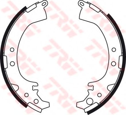 TRW GS8449 Тормозные колодоки для TOYOTA RAV 4 I (Тойота/тоета Рав 4 1) TRW GS8449 Тормозные колодоки для TOYOTA RAV 4 I (Тойота/тоета Рав 4 1)