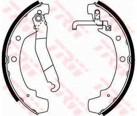 TRW GS8511 Тормозные колодоки для VOLKSWAGEN (Фольксваген) TRW GS8511 Тормозные колодоки для VOLKSWAGEN (Фольксваген)
