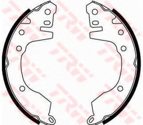 TRW GS8517 Тормозные колодоки для MITSUBISHI SPACE WAGON (Митсубиши/митсубиси Спэйс вагон) TRW GS8517 Тормозные колодоки для MITSUBISHI SPACE WAGON (Митсубиши/митсубиси Спэйс вагон)