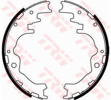 TRW GS8550 Тормозные колодоки для MAZDA MPV I (Мазда Мпв 1) TRW GS8550 Тормозные колодоки для MAZDA MPV I (Мазда Мпв 1)