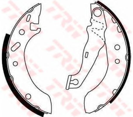 TRW GS8611 Тормозные колодоки для FORD ESCORT CLASSIC (Форд Эскорт классик) TRW GS8611 Тормозные колодоки для FORD ESCORT CLASSIC (Форд Эскорт классик)