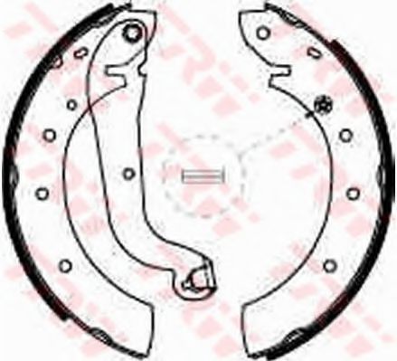 TRW GS8624 Тормозные колодоки для NISSAN MISTRAL (Ниссан Мистрал) TRW GS8624 Тормозные колодоки для NISSAN MISTRAL (Ниссан Мистрал)