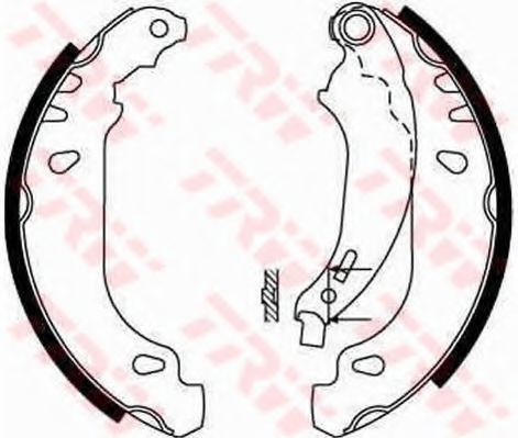 TRW GS8642 Тормозные колодоки для PEUGEOT 206 (Пежо 206) TRW GS8642 Тормозные колодоки для PEUGEOT 206 (Пежо 206)
