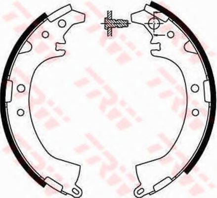 TRW GS8672 Тормозные колодоки для TOYOTA RAV 4 I (Тойота/тоета Рав 4 1) TRW GS8672 Тормозные колодоки для TOYOTA RAV 4 I (Тойота/тоета Рав 4 1)