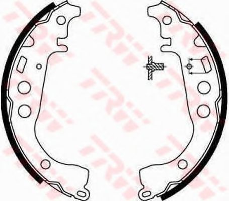 TRW GS8673 Тормозные колодоки для TOYOTA-FAW (Тойота/тоета-фав) TRW GS8673 Тормозные колодоки для TOYOTA-FAW (Тойота/тоета-фав)