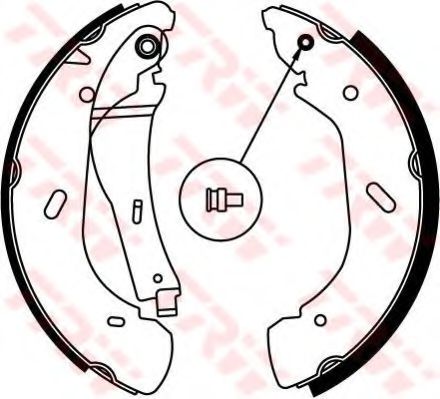 TRW GS8690 Тормозные колодоки 