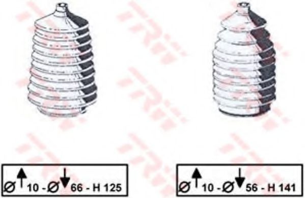 TRW JBE101 Комплект пылника, рулевое управление для FORD GRANADA (Форд Гранада) TRW JBE101 Комплект пылника, рулевое управление для FORD GRANADA (Форд Гранада)