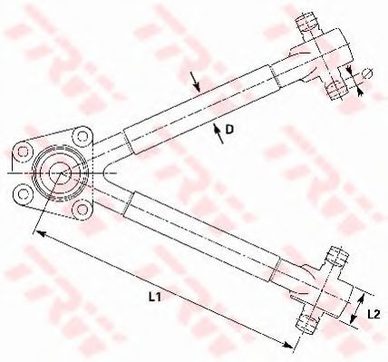 TRW JVL0014 Рычаг независимой подвески колеса, подвеска колеса 