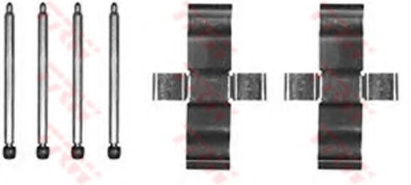 TRW PFK128 Комплектующие, колодки дискового тормоза для VOLKSWAGEN (Фольксваген) TRW PFK128 Комплектующие, колодки дискового тормоза для VOLKSWAGEN (Фольксваген)