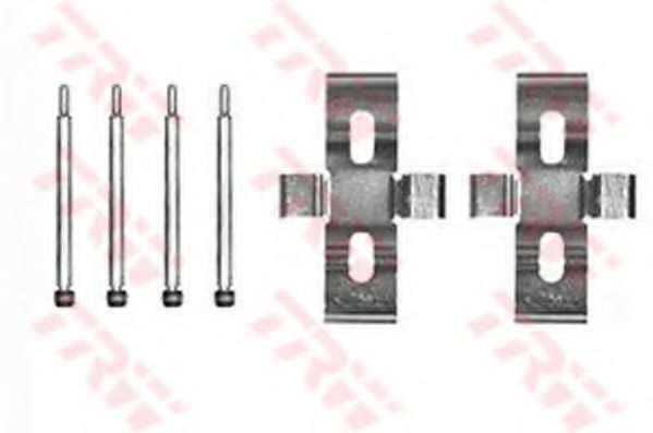 TRW PFK172 Комплектующие, колодки дискового тормоза для MERCEDES-BENZ SL (Мэрcэдэс-бэнз Сл) TRW PFK172 Комплектующие, колодки дискового тормоза для MERCEDES-BENZ SL (Мэрcэдэс-бэнз Сл)