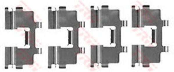 TRW PFK177 Комплектующие, колодки дискового тормоза для NISSAN PULSAR I (Ниссан Пулсар и) TRW PFK177 Комплектующие, колодки дискового тормоза для NISSAN PULSAR I (Ниссан Пулсар и)