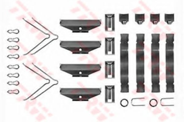 TRW PFK185 Комплектующие, колодки дискового тормоза для TOYOTA (Тойота/тоета) TRW PFK185 Комплектующие, колодки дискового тормоза для TOYOTA (Тойота/тоета)