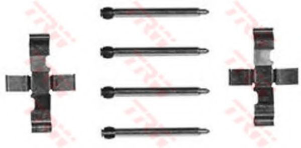 TRW PFK245 Комплектующие, колодки дискового тормоза для KIA MENTOR (Киа Мэнтор) TRW PFK245 Комплектующие, колодки дискового тормоза для KIA MENTOR (Киа Мэнтор)