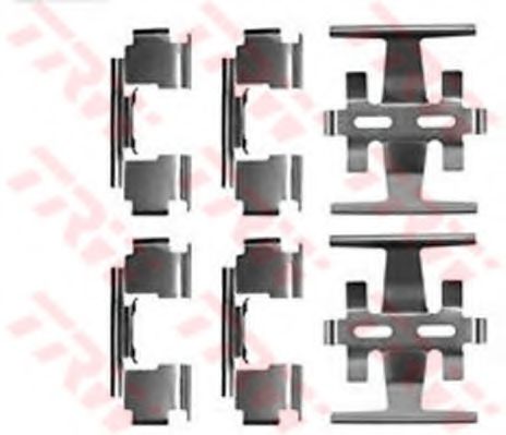 TRW PFK266 Комплектующие, колодки дискового тормоза для HONDA (Хонда) TRW PFK266 Комплектующие, колодки дискового тормоза для HONDA (Хонда)