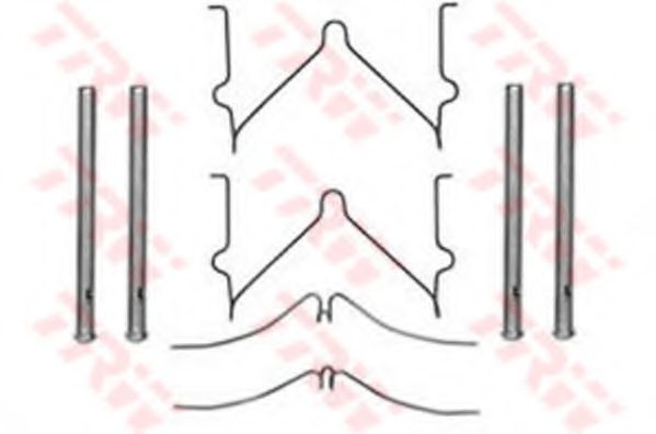 TRW PFK288 Комплектующие, колодки дискового тормоза для MAZDA 323 C IV (Мазда 323 c иv) TRW PFK288 Комплектующие, колодки дискового тормоза для MAZDA 323 C IV (Мазда 323 c иv)