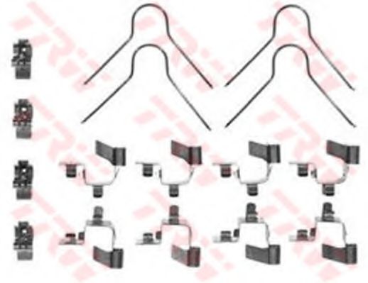 TRW PFK291 Комплектующие, колодки дискового тормоза для LEXUS ES (Лексус Эс) TRW PFK291 Комплектующие, колодки дискового тормоза для LEXUS ES (Лексус Эс)