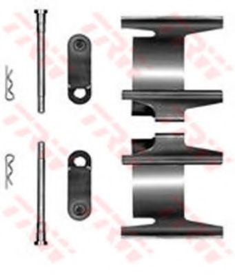 TRW PFK298 Комплектующие, колодки дискового тормоза для CITROËN XM (CитроËн Хм) TRW PFK298 Комплектующие, колодки дискового тормоза для CITROËN XM (CитроËн Хм)