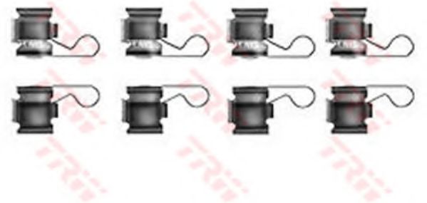 TRW PFK324 Комплектующие, колодки дискового тормоза для LEXUS ES (Лексус Эс) TRW PFK324 Комплектующие, колодки дискового тормоза для LEXUS ES (Лексус Эс)